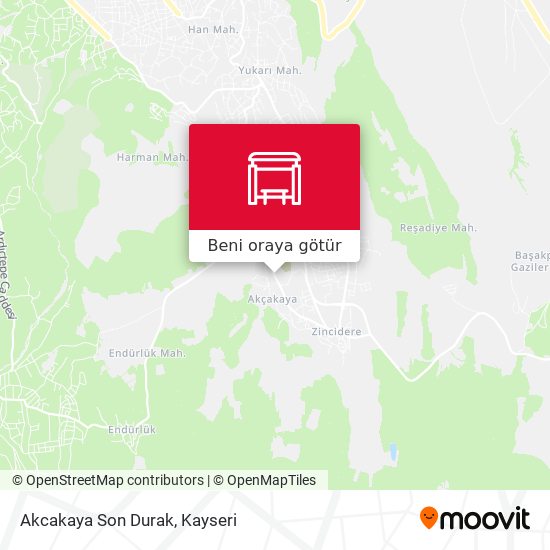 Akcakaya Son Durak harita