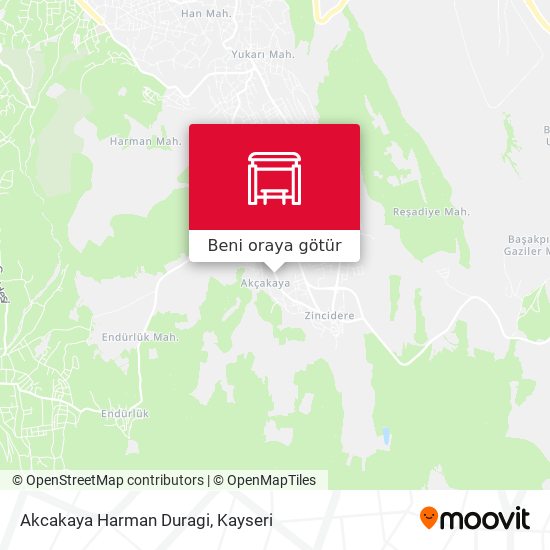 Akcakaya Harman Duragi harita