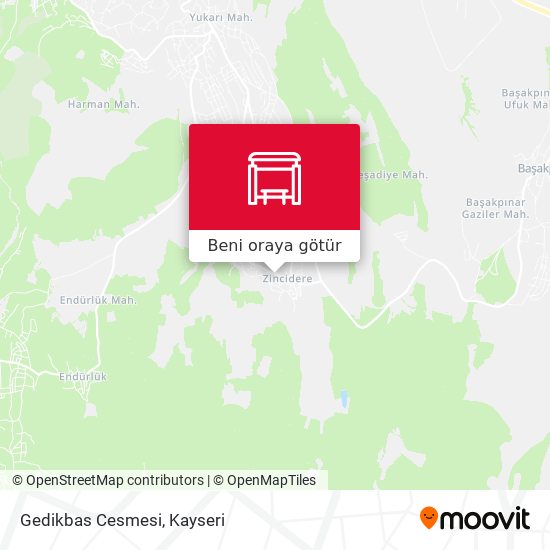 Gedikbas Cesmesi harita