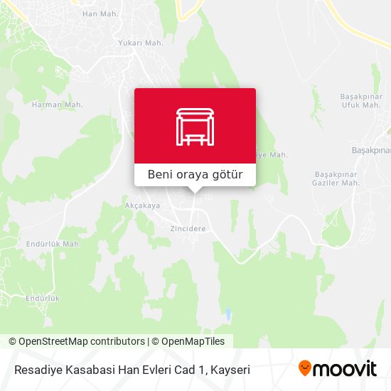 Resadiye Kasabasi Han Evleri Cad 1 harita