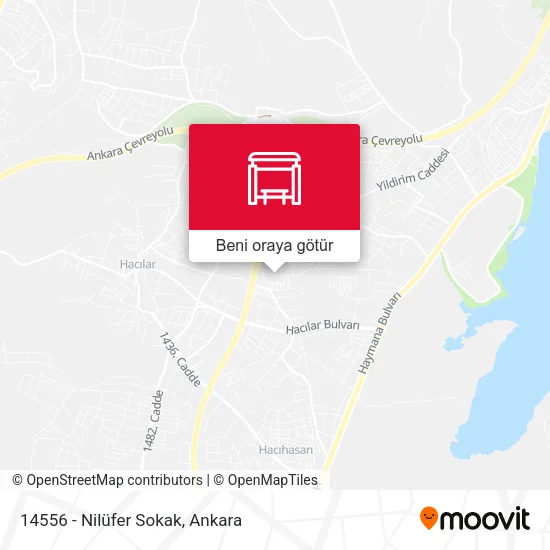 14556 - Nilüfer Sokak harita