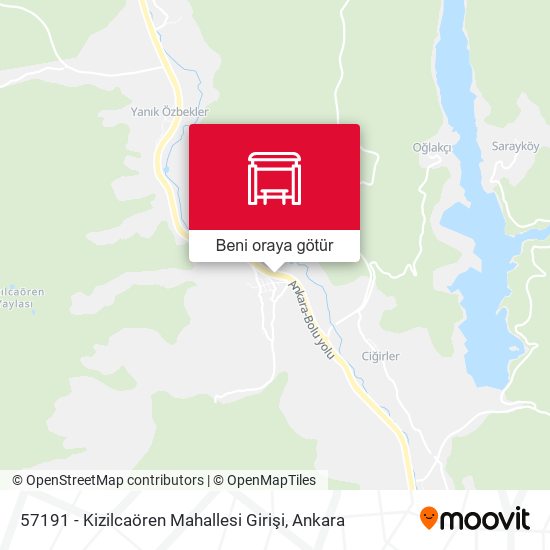 57191 - Kizilcaören Mahallesi Girişi harita