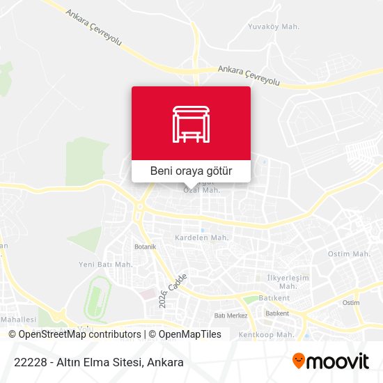 22228 - Altın Elma Sitesi harita