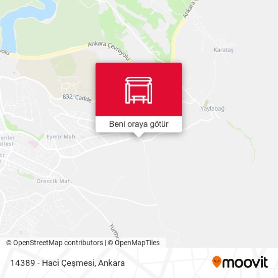 14389 - Haci Çeşmesi harita