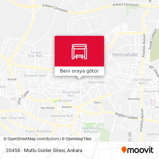 20458 - Mutlu Günler Sitesi harita