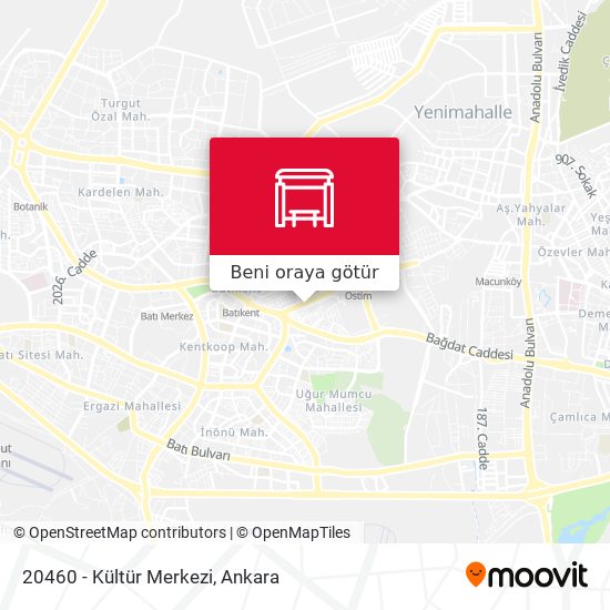 20460 - Kültür Merkezi harita