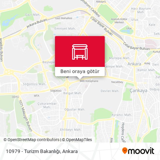 10979 - Turizm Bakanlığı harita