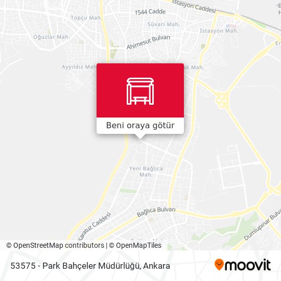 53575 - Park Bahçeler Müdürlüğü harita