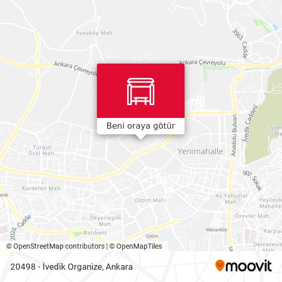 20498 - İvedik Organize harita