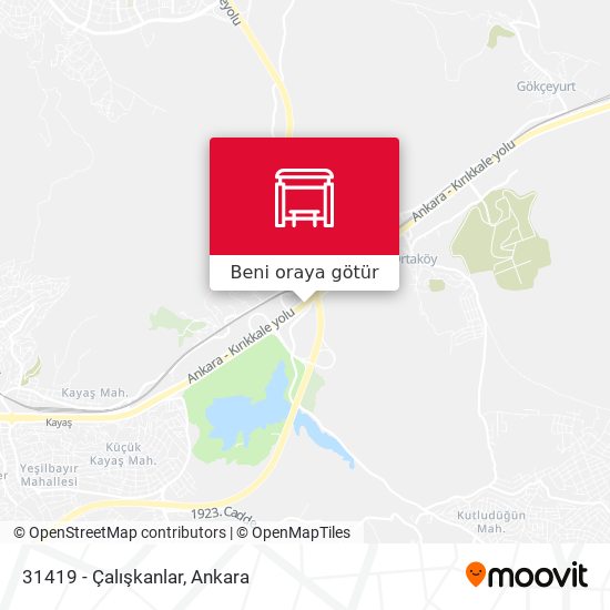 31419 - Çalışkanlar harita
