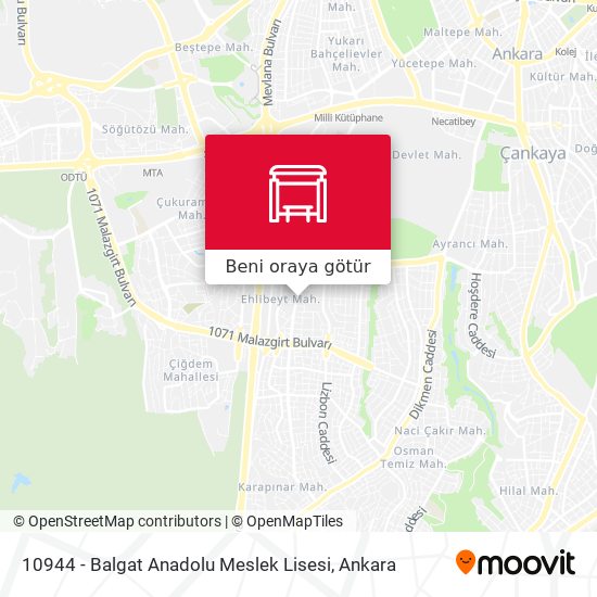 10944 - Balgat Anadolu Meslek Lisesi harita