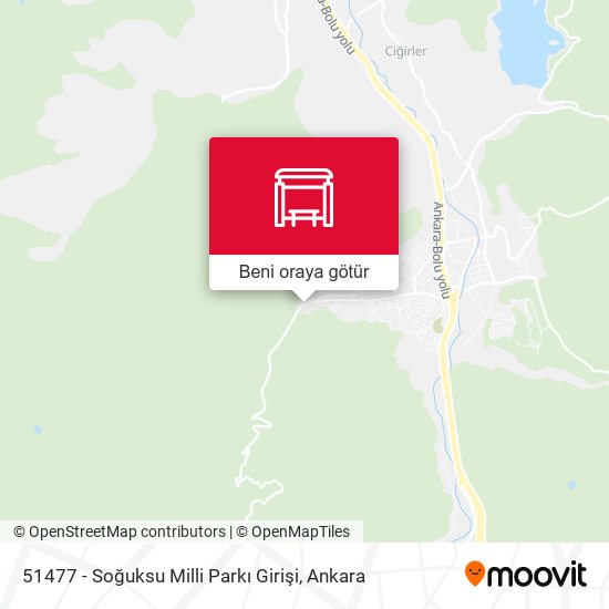 51477 - Soğuksu Milli Parkı Girişi harita