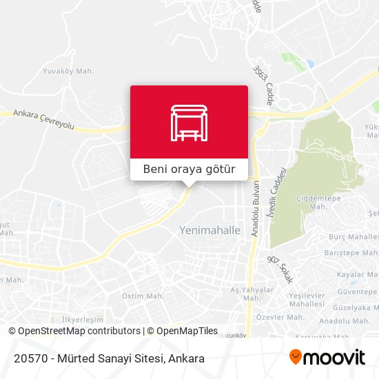 20570 - Mürted Sanayi Sitesi harita