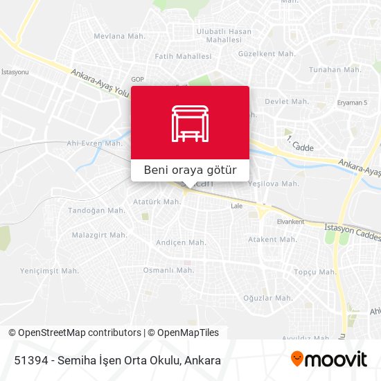 51394 - Semiha İşen Orta Okulu harita