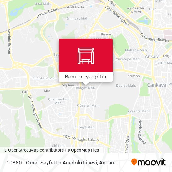 10880 - Ömer Seyfettin Anadolu Lisesi harita