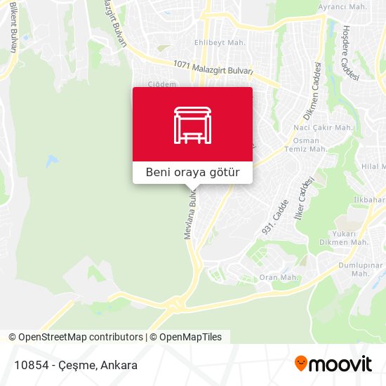 10854 - Çeşme harita