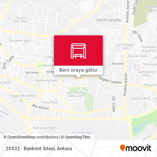 20532 - Banknot Sitesi harita