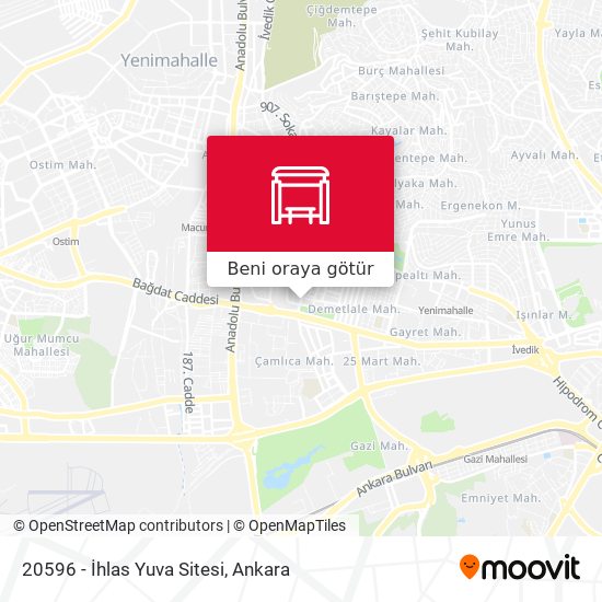 20596 - İhlas Yuva Sitesi harita