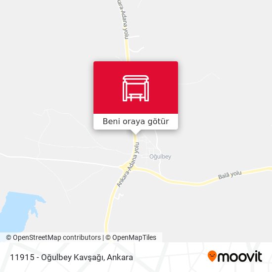 11915 - Oğulbey Kavşağı harita