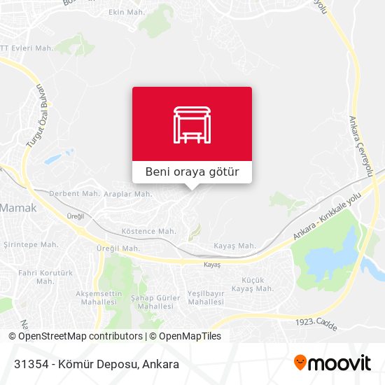 31354 - Kömür Deposu harita