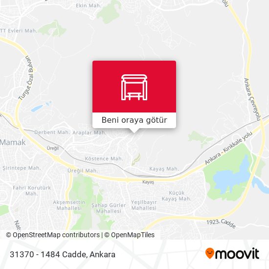 31370 - 1484 Cadde harita