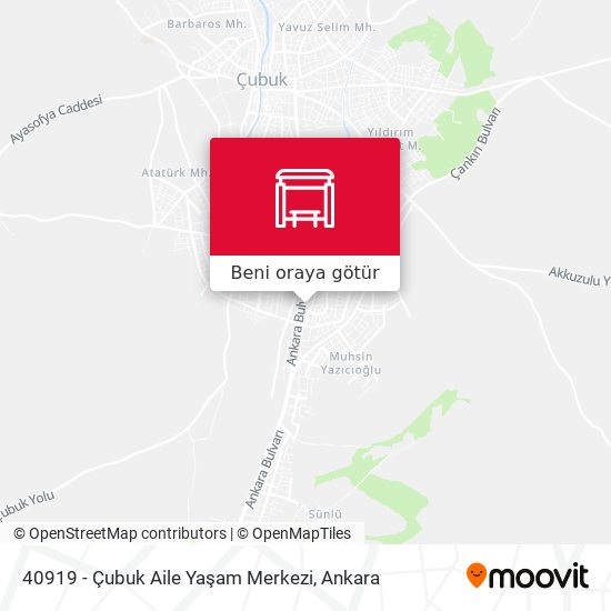 40919 - Çubuk Aile Yaşam Merkezi harita