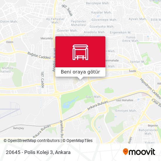 20645 - Polis Koleji 3 harita