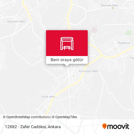 12882 - Zafer Caddesi harita
