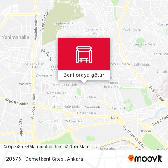 20676 - Demetkent Sitesi harita