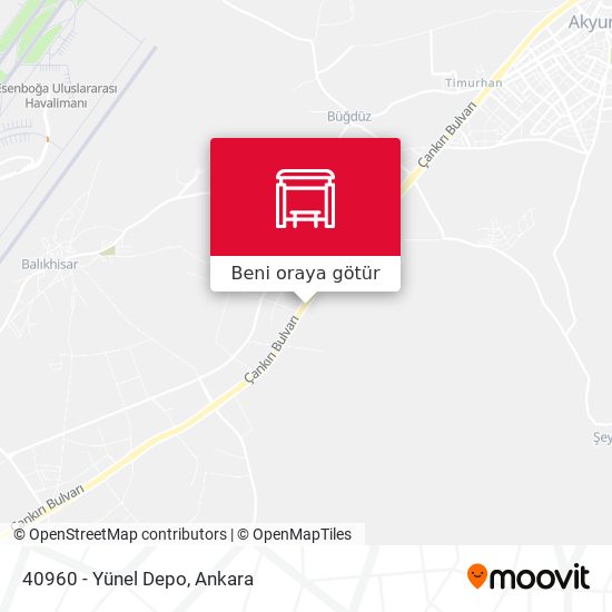 40960 - Yünel Depo harita