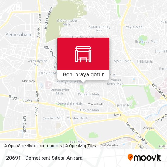 20691 - Demetkent Sitesi harita