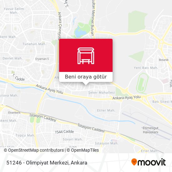 51246 - Olimpiyat Merkezi harita
