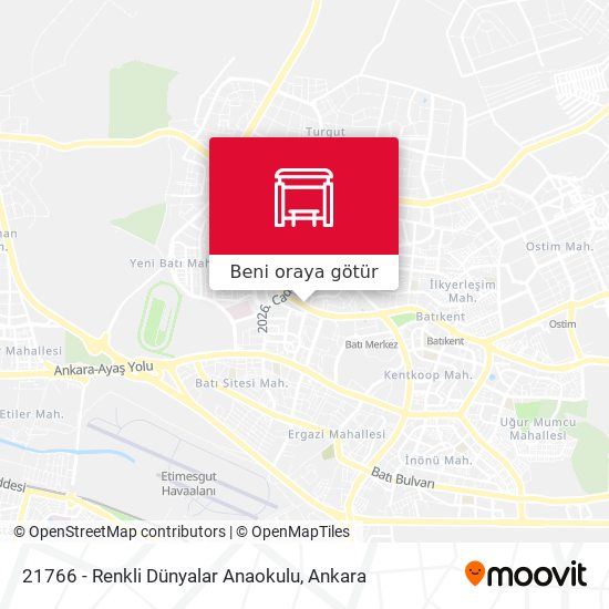 21766 - Renkli Dünyalar Anaokulu harita