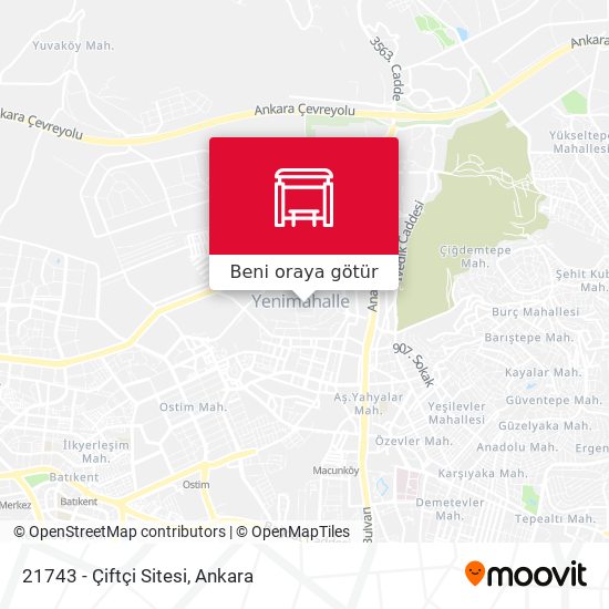 21743 - Çiftçi Sitesi harita