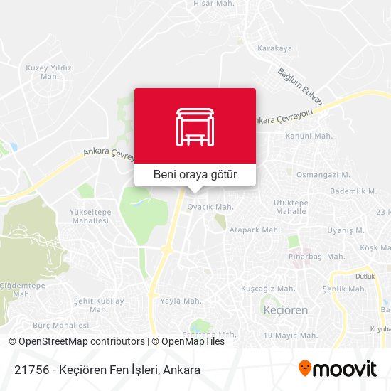 21756 - Keçiören Fen İşleri harita