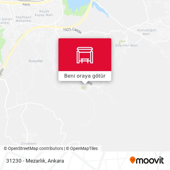 31230 - Mezarlık harita