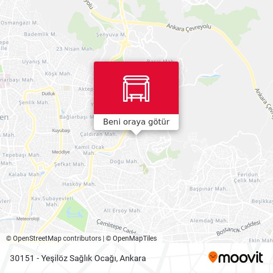 30151 - Yeşilöz Sağlık Ocağı harita