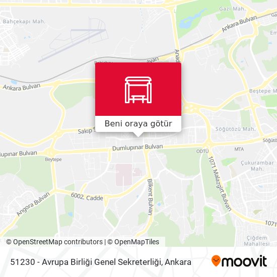 51230 - Avrupa Birliği Genel Sekreterliği harita