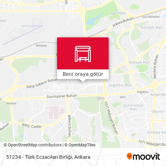 51234 - Türk Eczacıları Birliği harita
