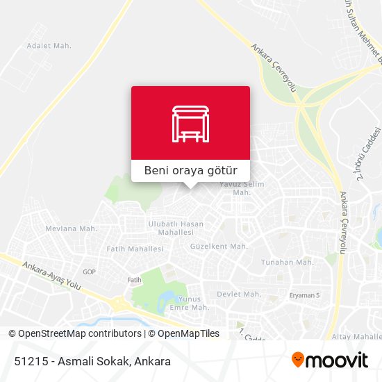 51215 - Asmali Sokak harita