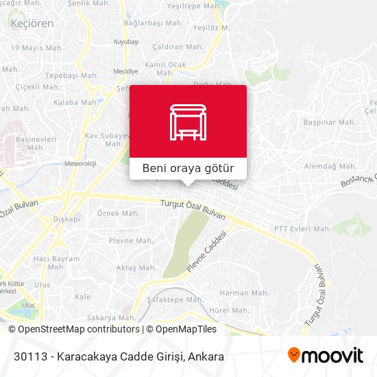 30113 - Karacakaya Cadde Girişi harita