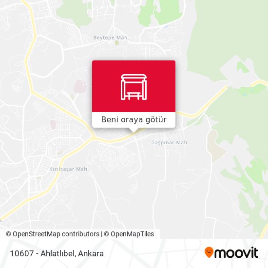 10607 - Ahlatlıbel harita