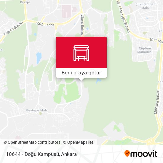 10644 - Doğu Kampüsü harita