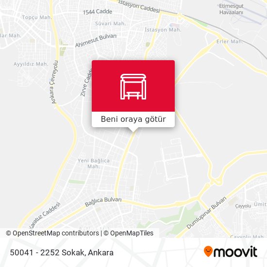 50041 - 2252 Sokak harita