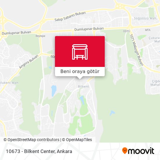 10673 - Bilkent Center harita