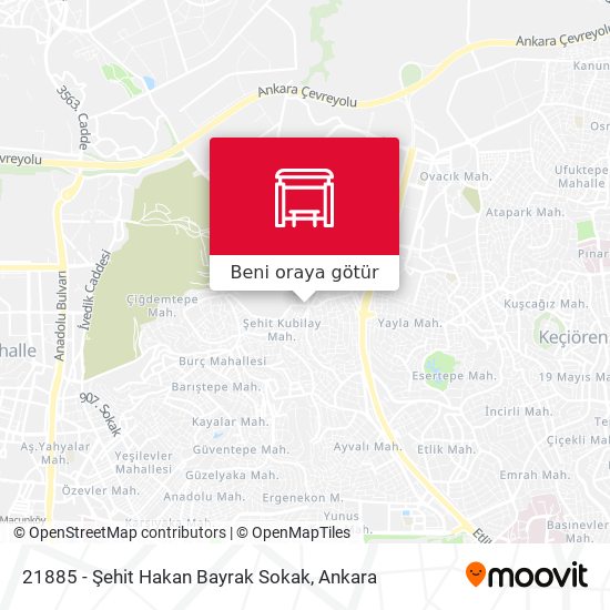 21885 - Şehit Hakan Bayrak Sokak harita