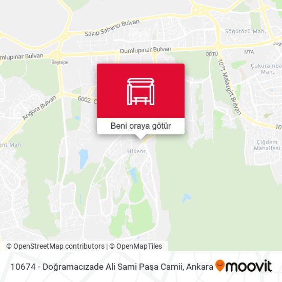 10674 - Doğramacızade Ali Sami Paşa Camii harita