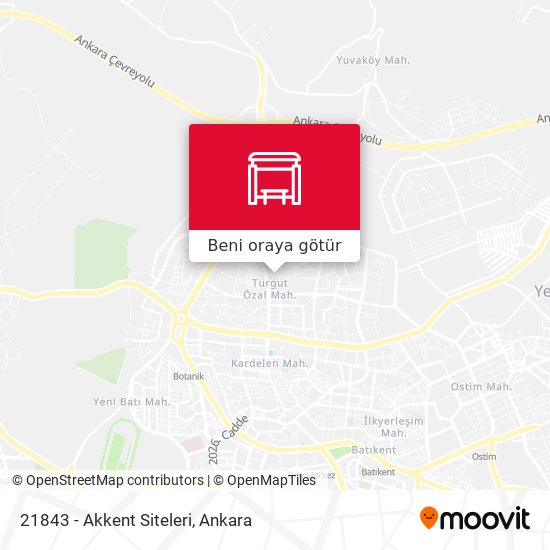 21843 - Akkent Siteleri harita