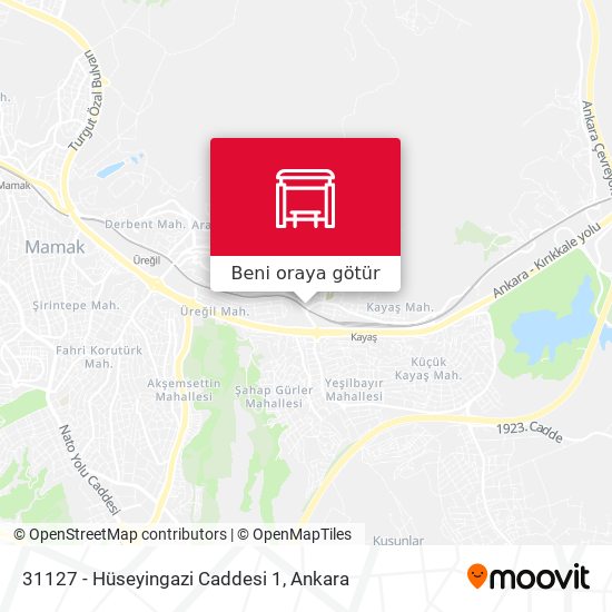 31127 - Hüseyingazi Caddesi 1 harita