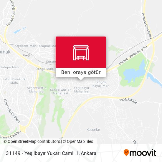 31149 - Yeşilbayır Yukarı Camii 1 harita